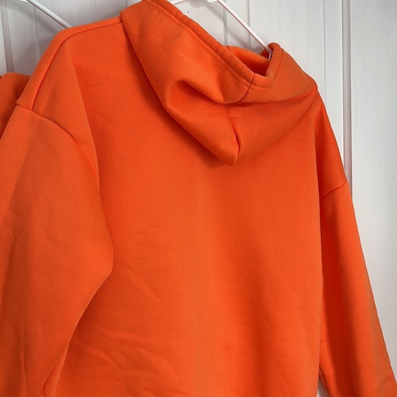 Shein Large Orange Matching Set Hoodie + Joggers - Picture 8 of 8